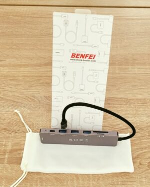 BENFEI 5-in-1 USB-C Hub – Compact & Powerful Connectivity