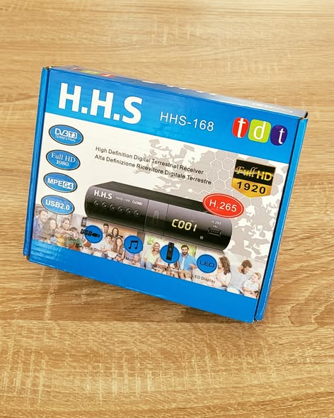HHS-168 Digital Terrestrial Decoder – Full HD 1920 H.265